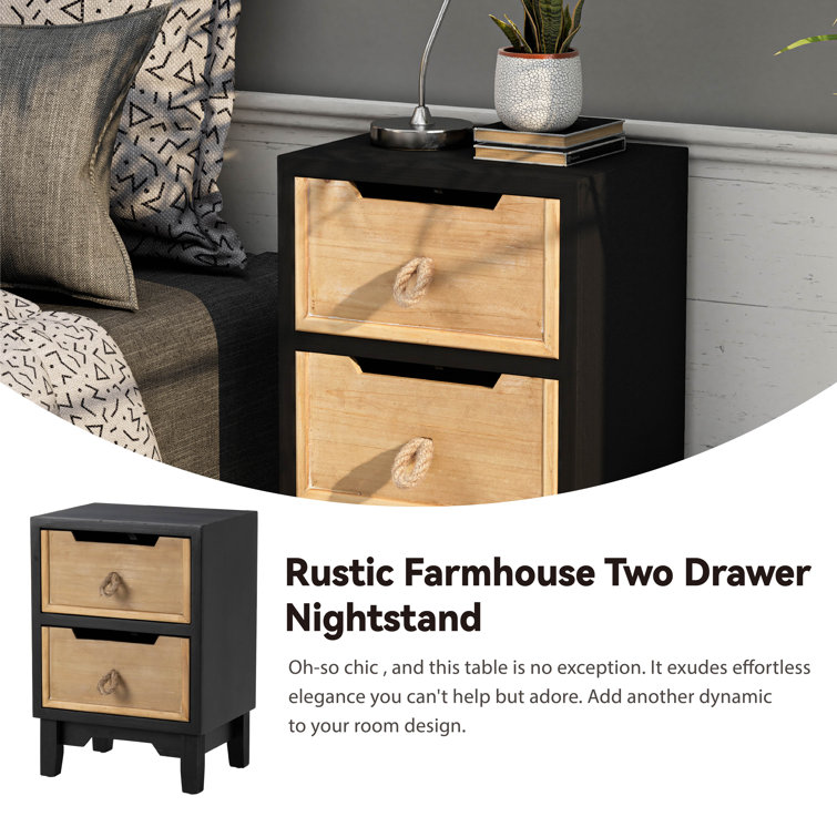 Small deals farmhouse nightstand